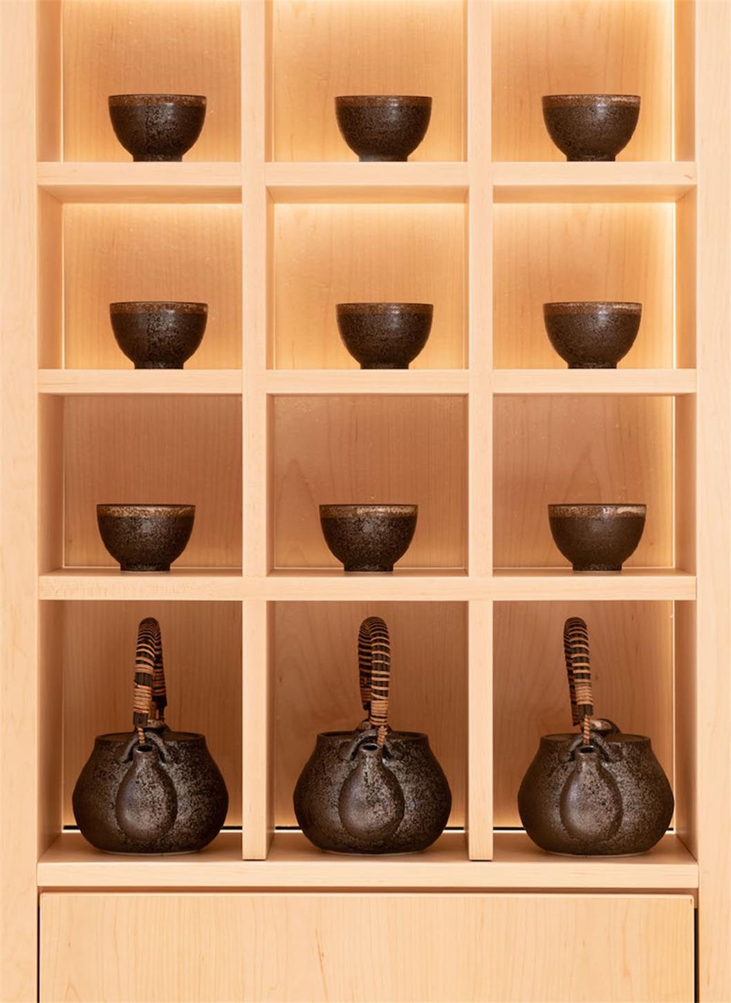 日式酒店装饰柜设计