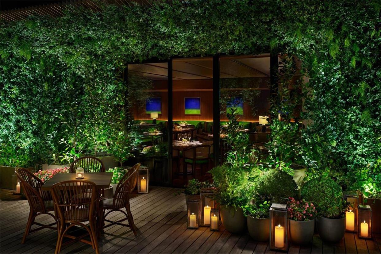 酒店绿植墙造型