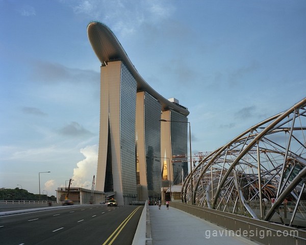 新加坡滨海湾金沙酒店设计