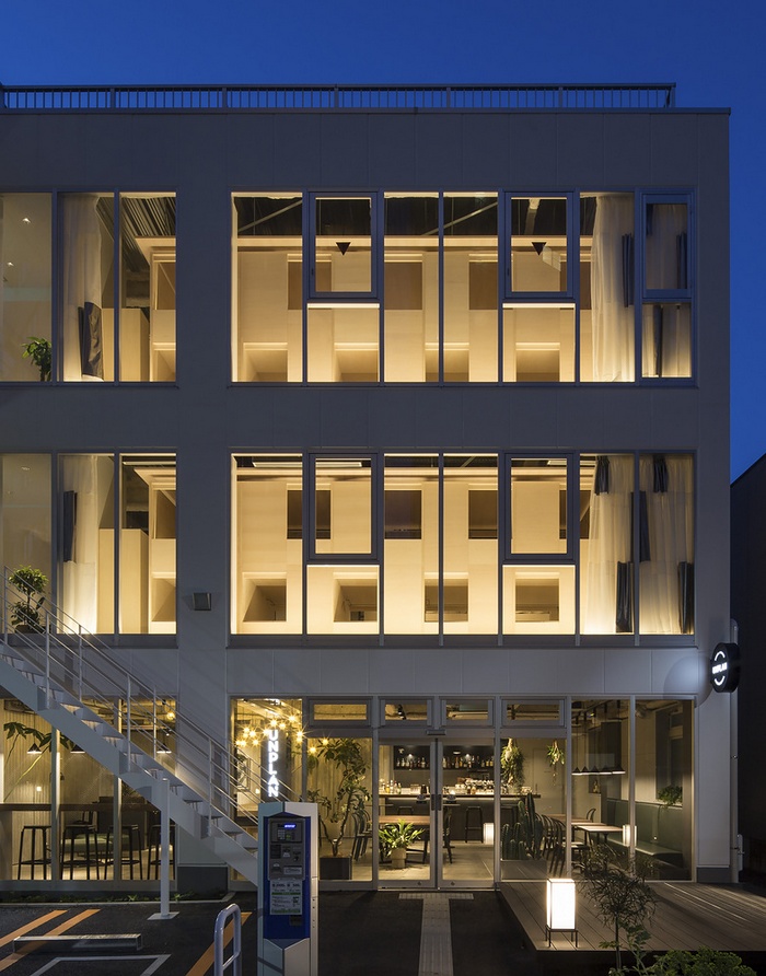东京 Unplan hostel 胶囊旅馆设计
