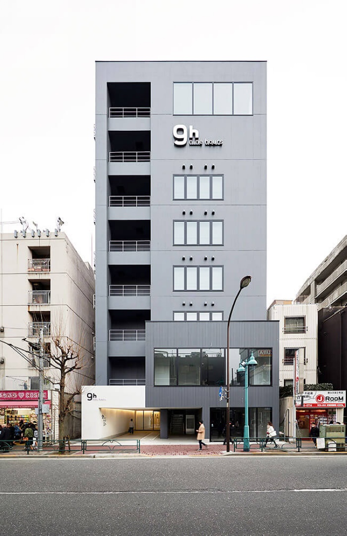 胶囊旅馆建筑外立面设计