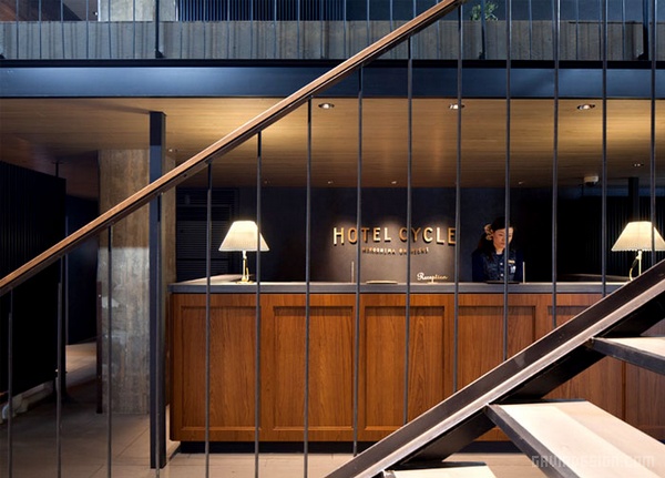 日本广岛HOTEL CYCLE自行车酒店设计