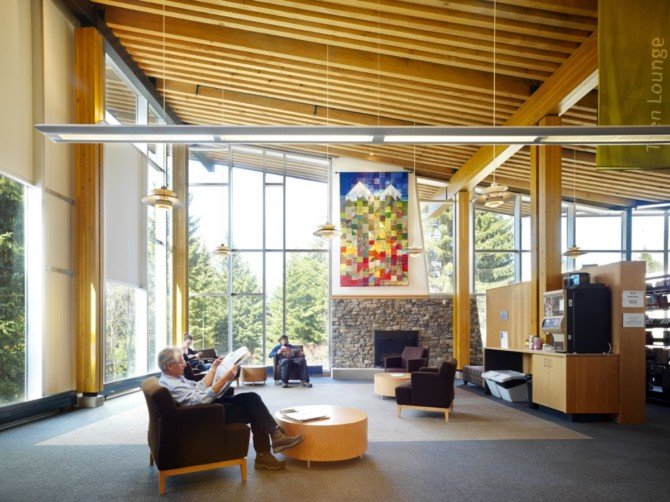 建筑欣赏：加拿大Whistler公共图书馆