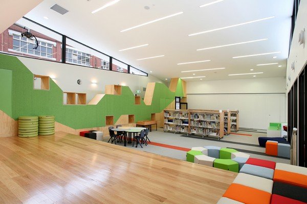 墨尔本StJoseph学校图书馆