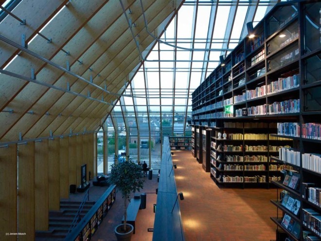 荷兰Spijkenisse书山图书馆(BookMountainLibrary)