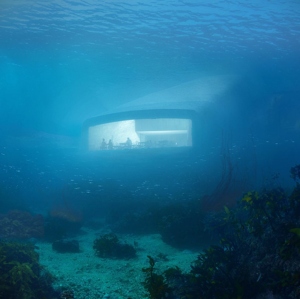 时隔两年，轰动全球的这家水下餐厅终于建成，实景空间首曝光