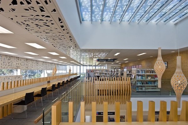 建筑欣赏: 新西兰Birkenhead图书馆和文化中心(2)